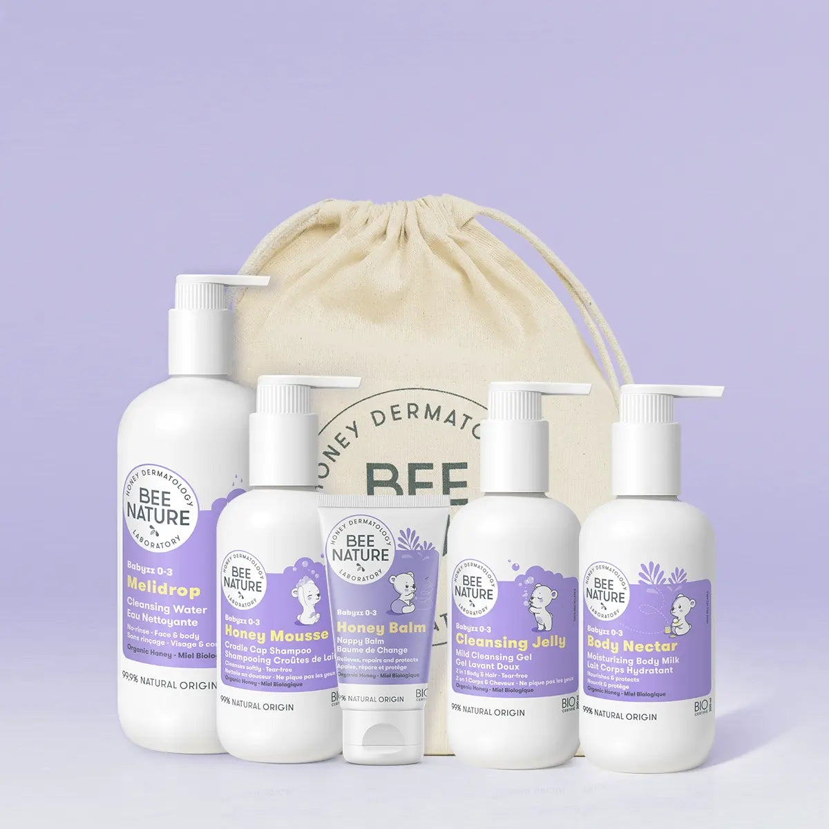 Sanftes Pflege-Set für Babys