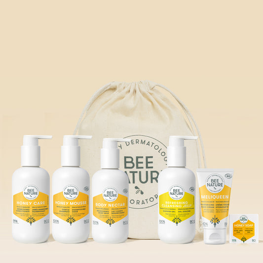 Natürliches Familien-Badeset