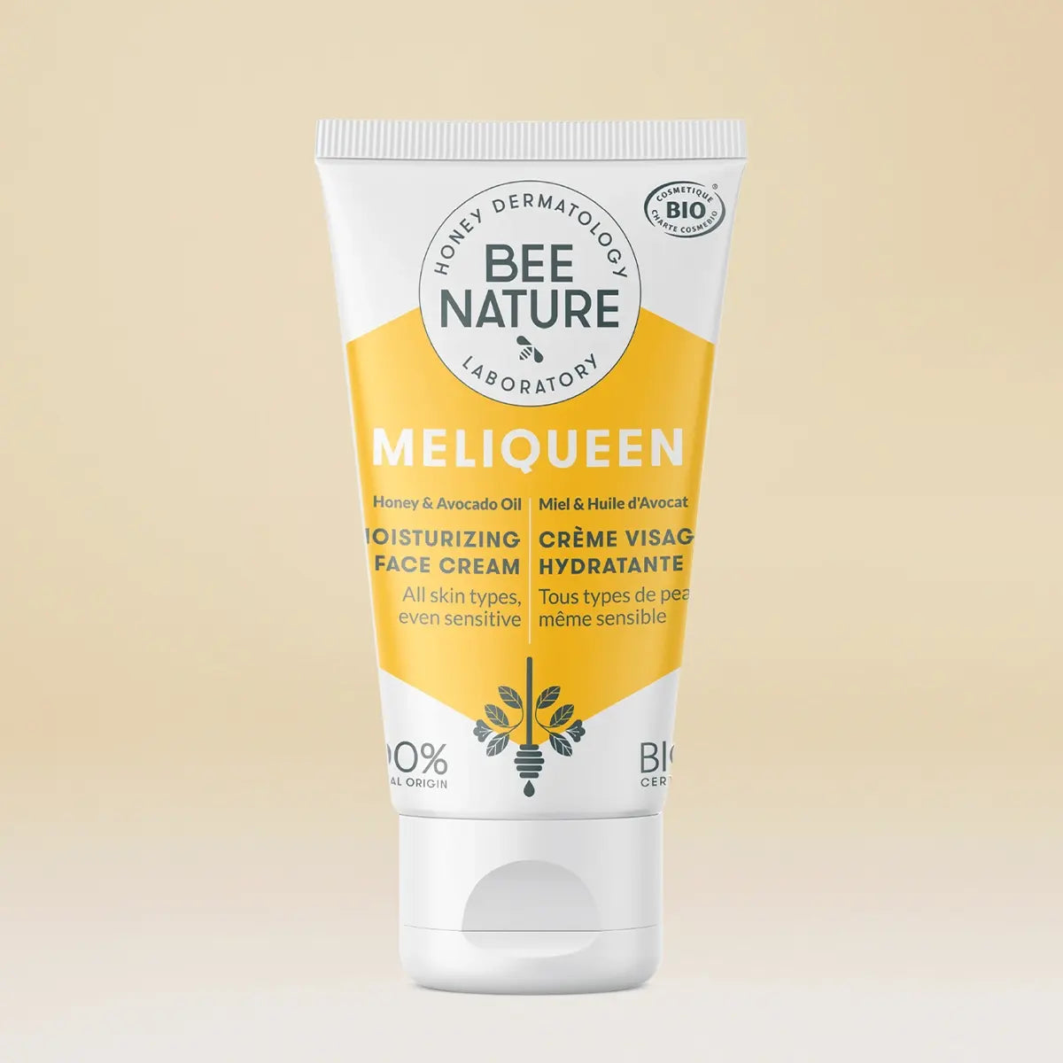 Bee Nature Feuchtigkeitscreme für das Gesicht MELIQUEEN Familyzz 50 ml – pflegende Creme für weiche und geschmeidige Haut