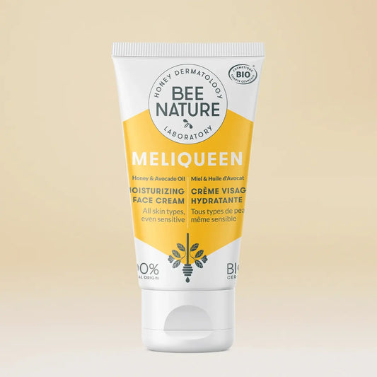 Bee Nature Feuchtigkeitscreme für das Gesicht MELIQUEEN Familyzz 50 ml – pflegende Creme für weiche und geschmeidige Haut