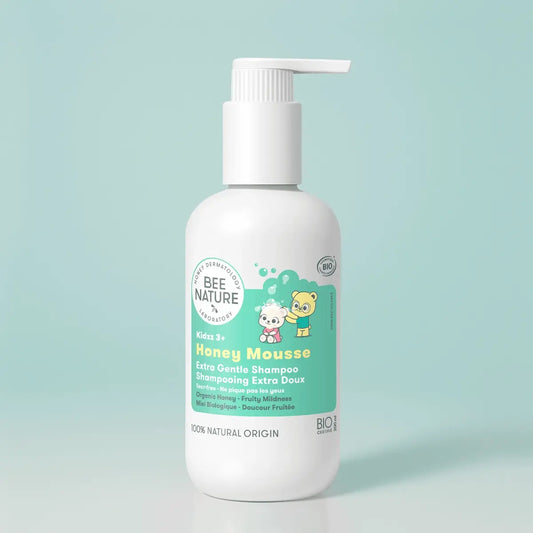 Bee Nature Kindershampoo Honey Mousse Kidzz 200 ml mit Bio-Honig für empfindliche Kinderhaut