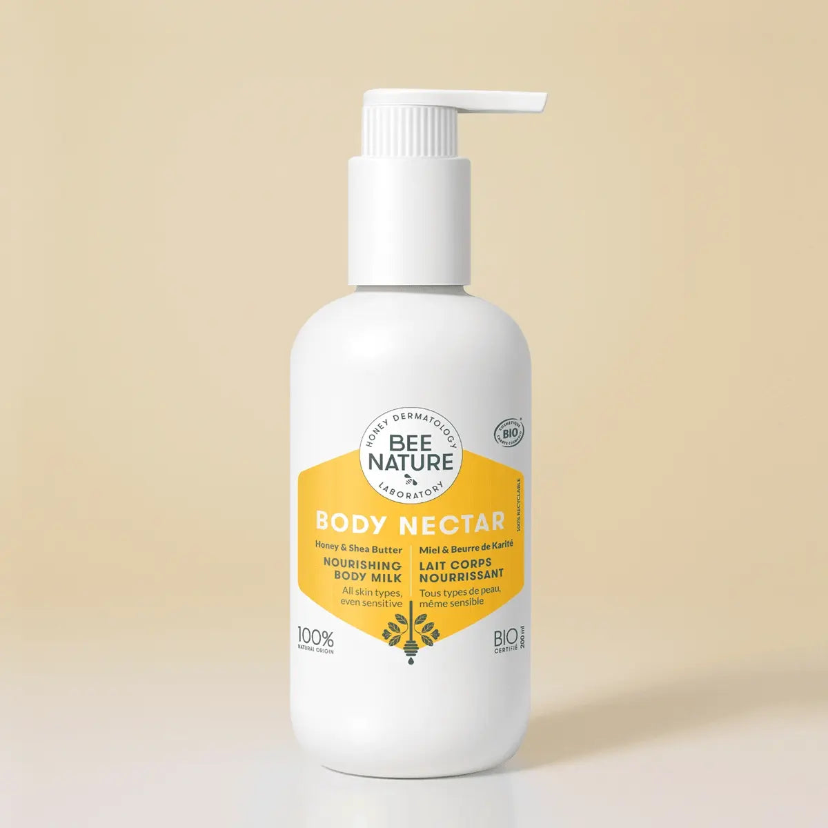 Bee Nature Nährende Körperlotion BODY NECTAR Familyzz 200 ml – pflegende Lotion für weiche und geschmeidige Haut