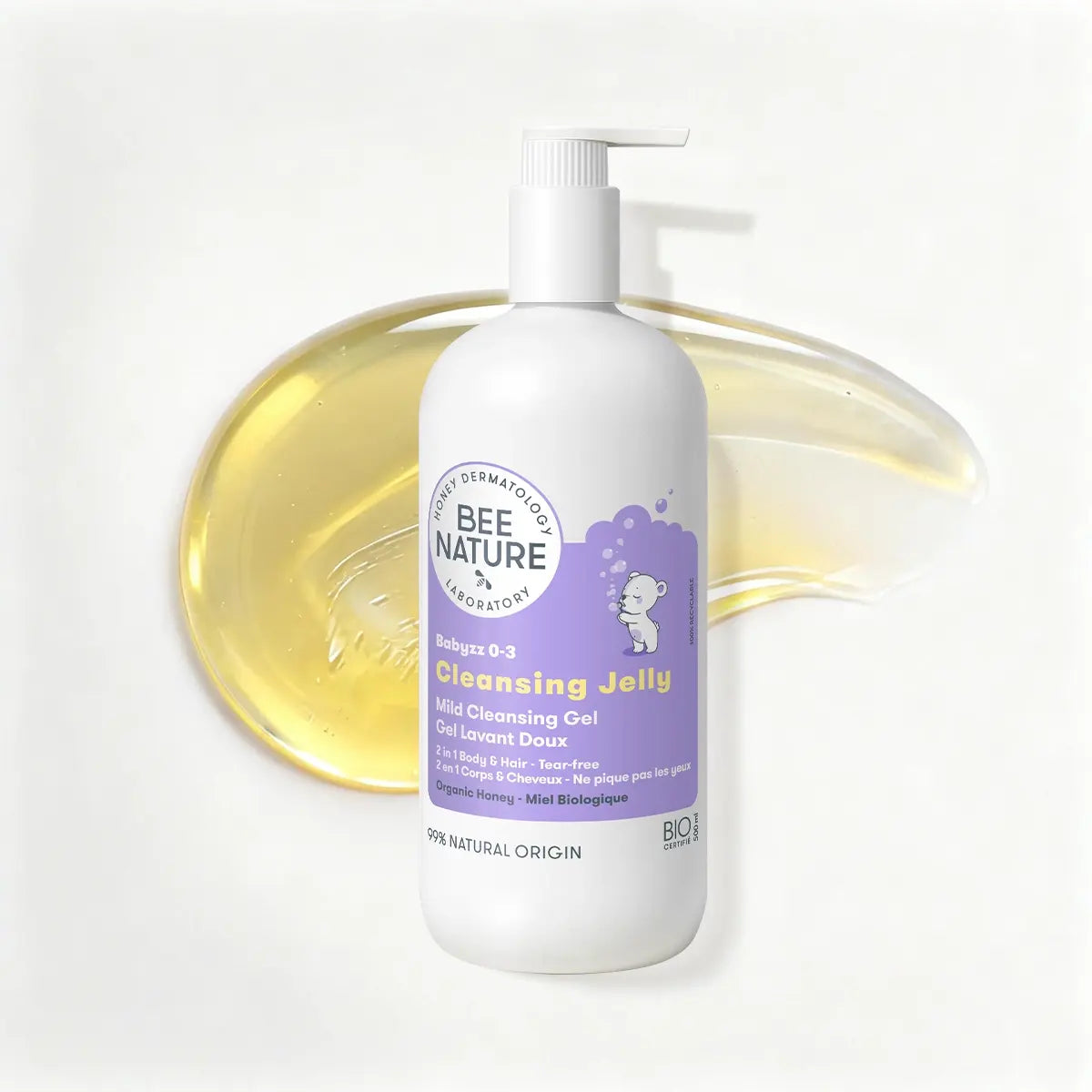 Bio 2 in 1 Shampoo und Waschlotion für Babys – CLEANSING JELLY -Babyzz